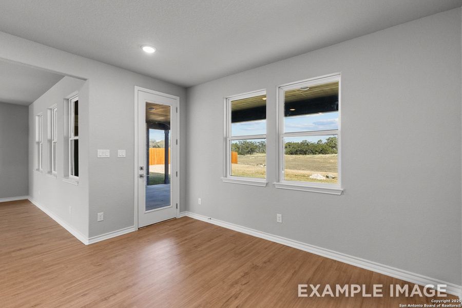 Representative unfurnished interior of a home built from the The Oxford F by Davidson Homes LLC in Potranco Oaks, Castroville (Image 22). Representative unfurnished interior of a home built from the The Oxford F by Davidson Homes LLC in Potranco Oaks, Castroville (Image 22).
