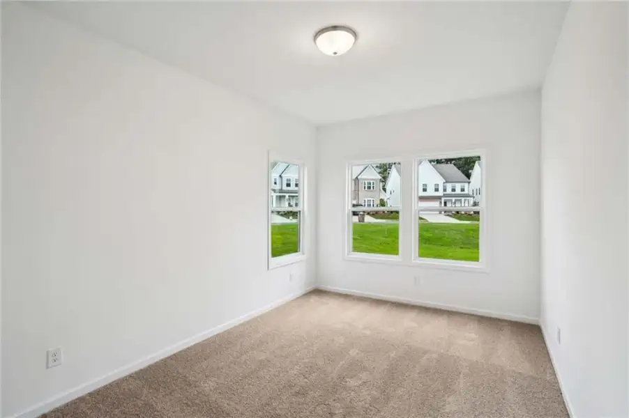 Spacious, unfurnished interior of a new home in Eastlyn Crossing, Flowery Branch (Image 20). Spacious, unfurnished interior of a new home in Eastlyn Crossing, Flowery Branch (Image 20).