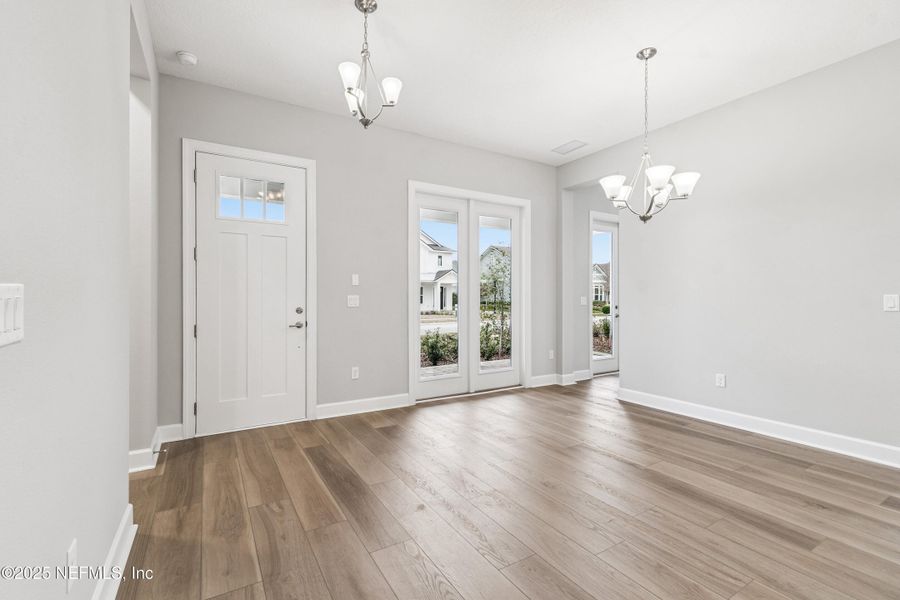 Spacious, unfurnished interior of a new home in Seabrook Village 50’ Rear Entry, Nocatee (Image 31).