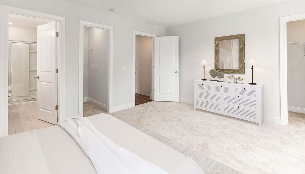 Furnished interior view inside a new home in , North Charleston (Image 12).