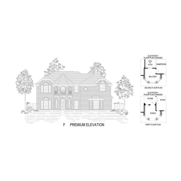 Representative rendering of the exterior for the Coventry 2FS by First Texas Homes (Image 10).