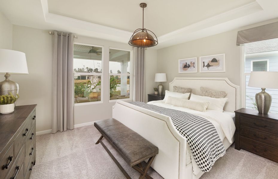 Furnished interior view inside a new home in Del Webb Charleston at Nexton, Summerville (Image 15).