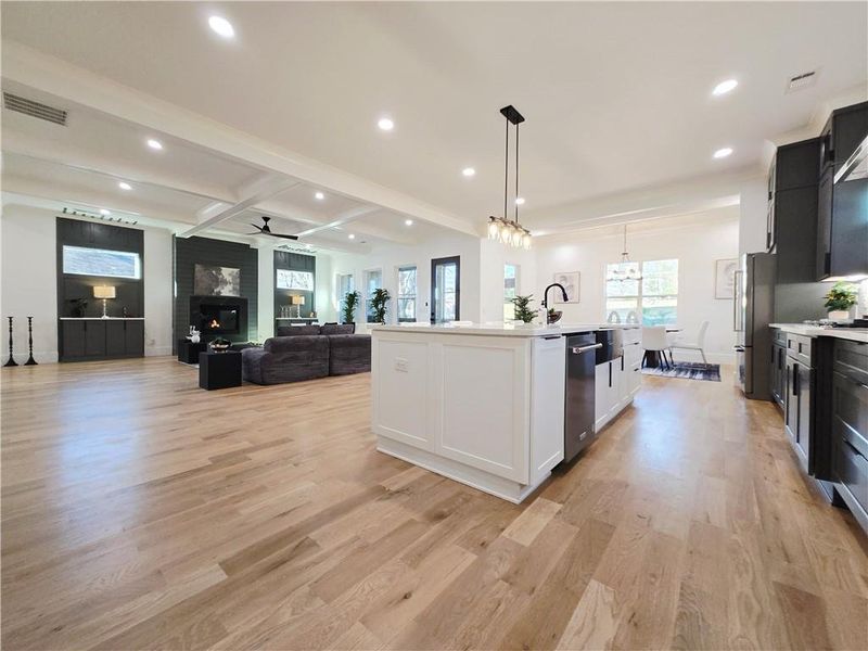 Furnished interior view inside a new home in , Atlanta (Image 9). Furnished interior view inside a new home in , Atlanta (Image 9).