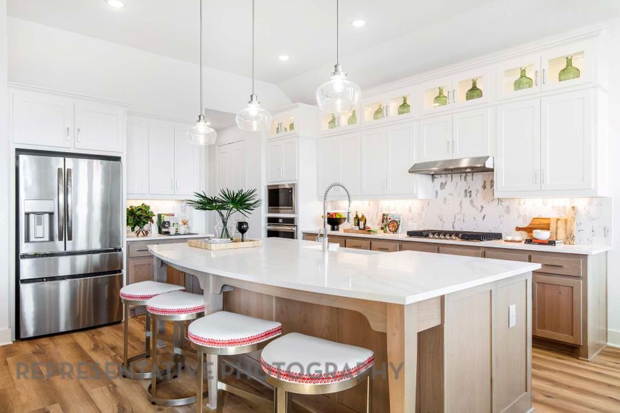 Furnished interior view inside a new home in 6 Creeks at Waterridge: 60ft. lots, Kyle (Image 5). Furnished interior view inside a new home in 6 Creeks at Waterridge: 60ft. lots, Kyle (Image 5).