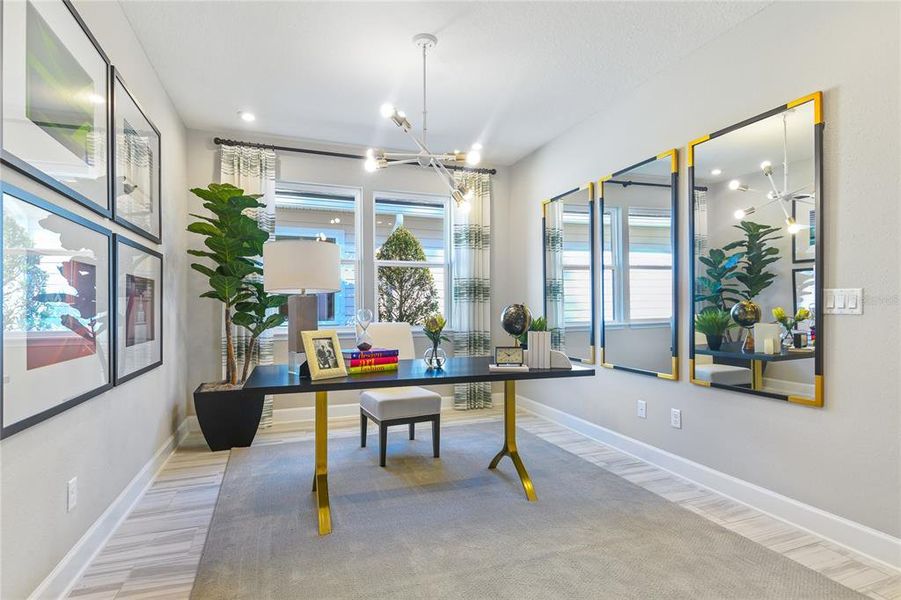 Furnished interior view inside a new home in Coastal Gardens, Palm Coast (Image 6).