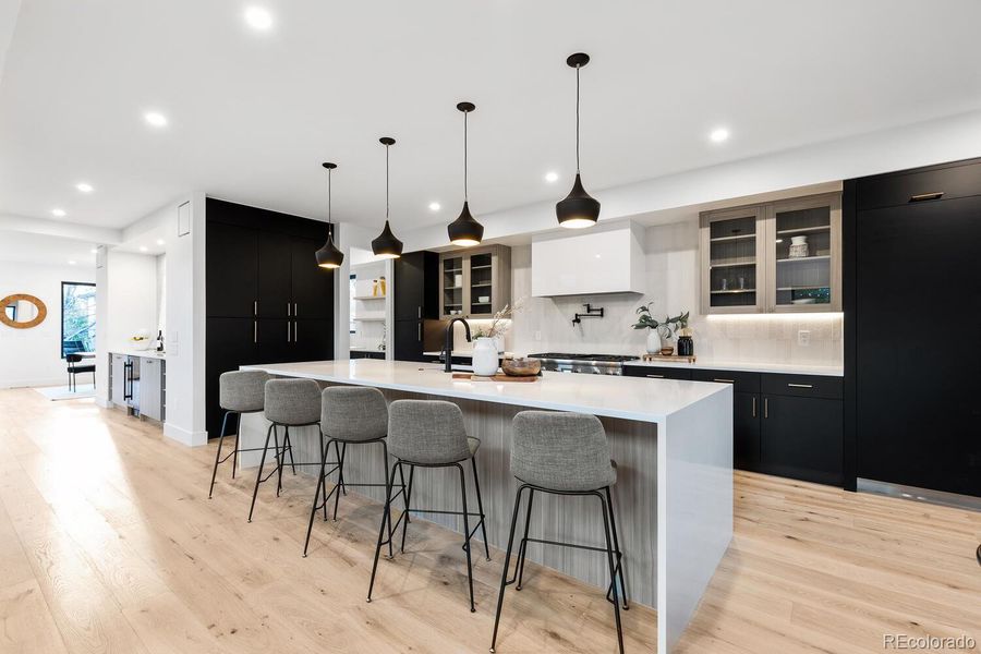 Furnished interior view inside a new home in , Denver (Image 17). Furnished interior view inside a new home in , Denver (Image 17).