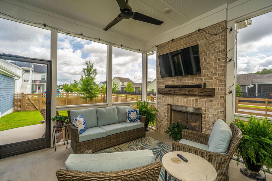 Furnished interior view inside a new home in Nexton, Summerville (Image 8).
