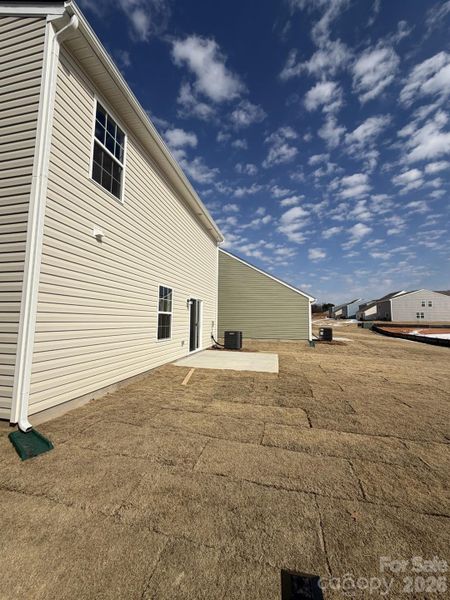 Exterior details and patio area of a home in Bakers Creek, Kannapolis (Image 2).
