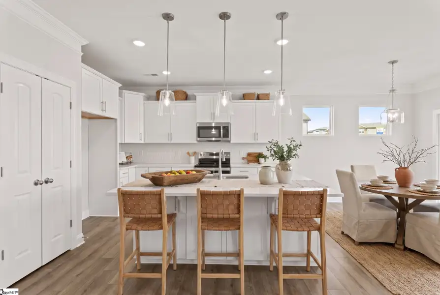 Furnished interior view inside a new home in Founders Club, Moore (Image 8).