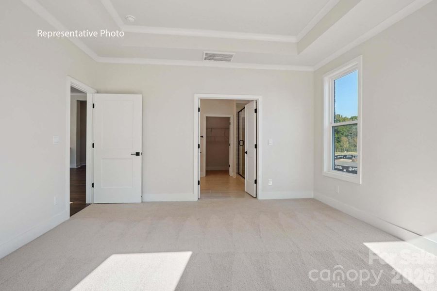 Spacious, unfurnished interior of a new home in Sanctuary at Southgate, Indian Trail (Image 15).
