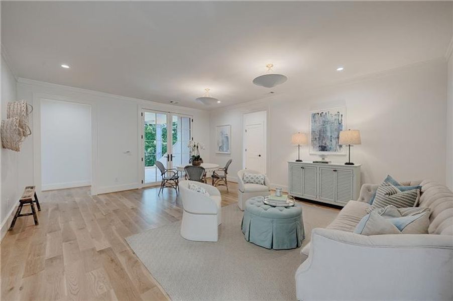 Furnished interior view inside a new home in , Atlanta (Image 17).