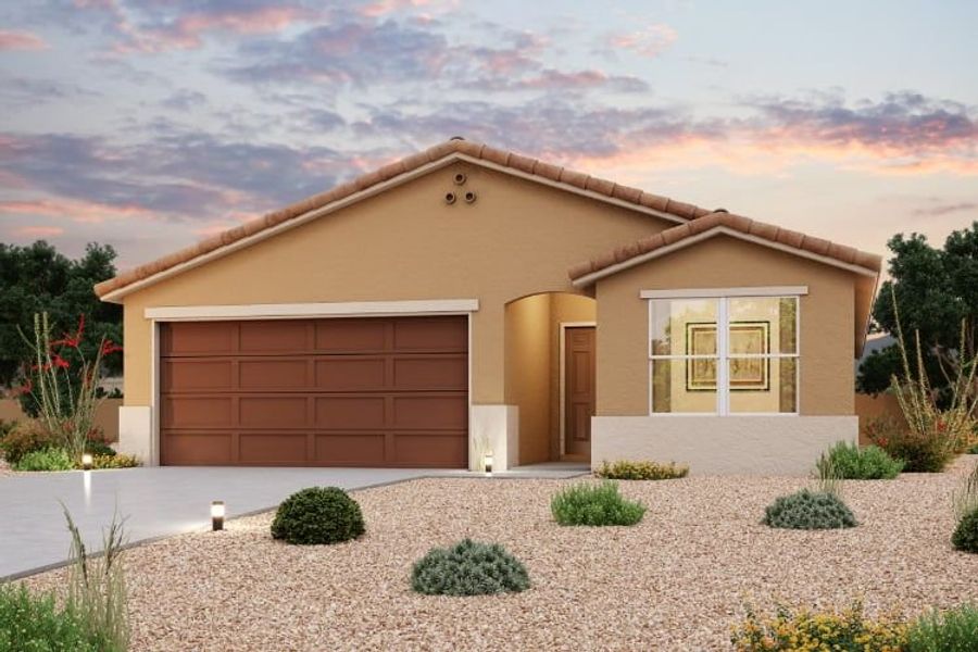 Representative exterior photo of a completed home built from the Verbena by Century Complete in Arroyo Vista, Casa Grande, AZ (Image 21).