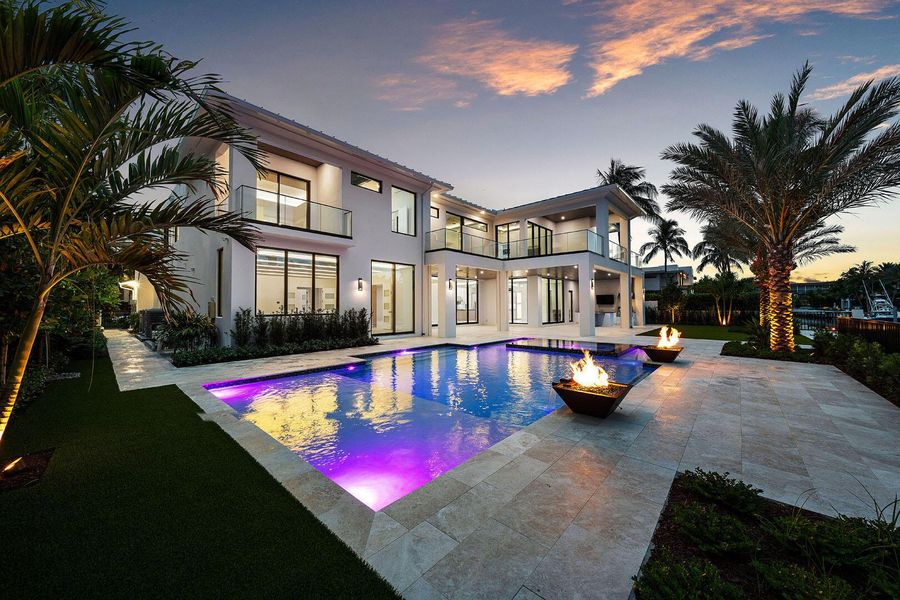 Exterior details and patio area of a home in , Boca Raton (Image 37).