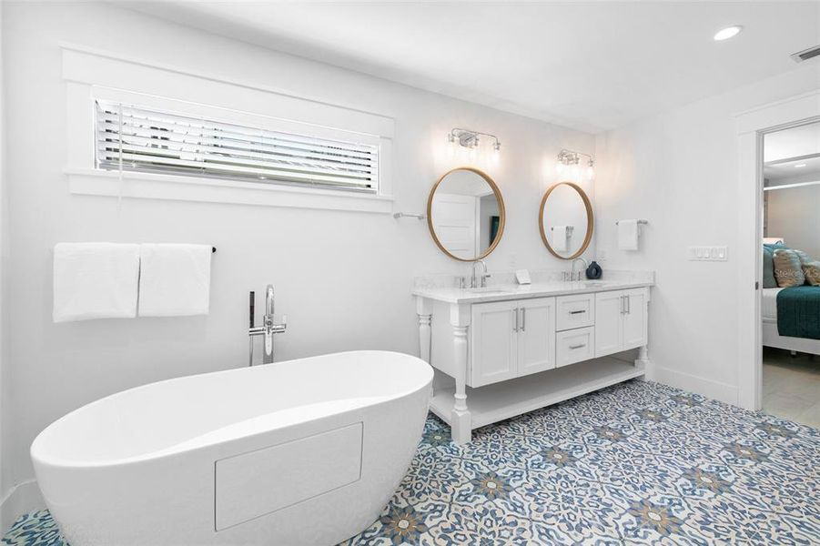 Furnished interior view inside a new home in , Sarasota (Image 56). Furnished interior view inside a new home in , Sarasota (Image 56).