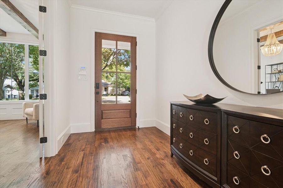 Furnished interior view inside a new home in , Dallas (Image 6).