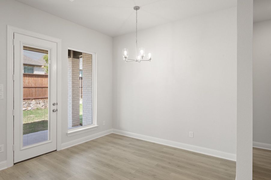 Spacious, unfurnished interior of a new home in Bridgewater, Midlothian (Image 32).