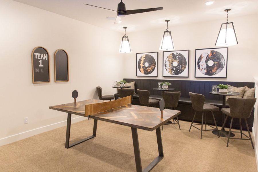 Representative furnished interior of a home built from the 5541 by Tradition Homes in Mustang Lakes, McKinney (Image 14).