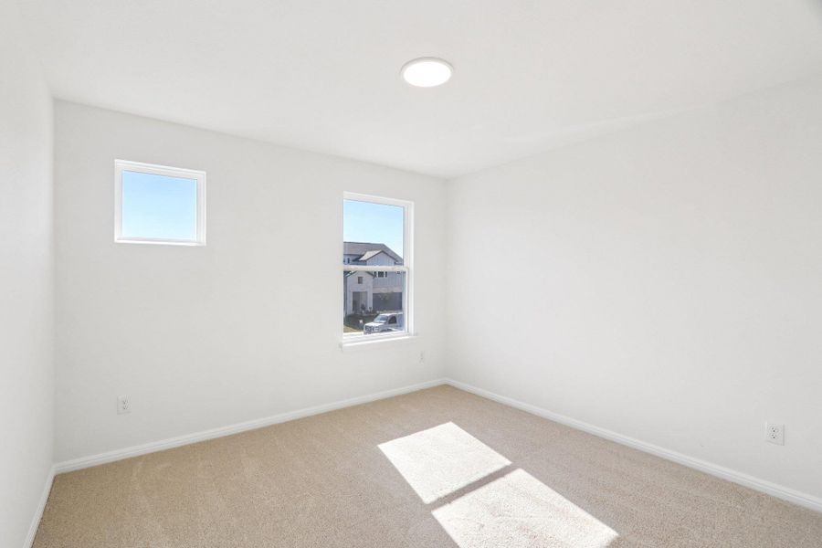 Spacious, unfurnished interior of a new home in Porter Country, Buda (Image 22). Spacious, unfurnished interior of a new home in Porter Country, Buda (Image 22).