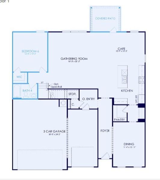 2D floor plan layout of this home in Hamilton Place, Cartersville, GA (Image 2). 2D floor plan layout of this home in Hamilton Place, Cartersville, GA (Image 2).