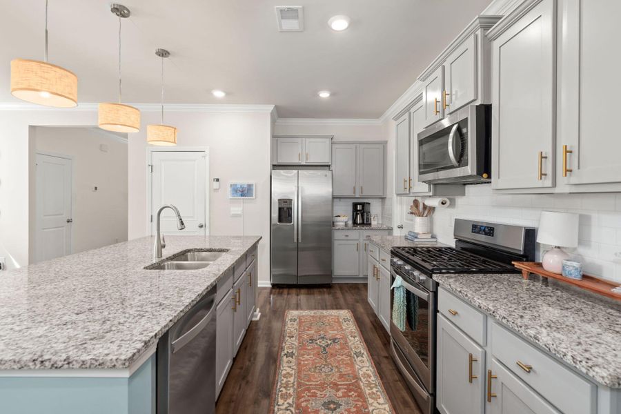 Furnished interior view inside a new home in The Ponds, Summerville (Image 14). Furnished interior view inside a new home in The Ponds, Summerville (Image 14).