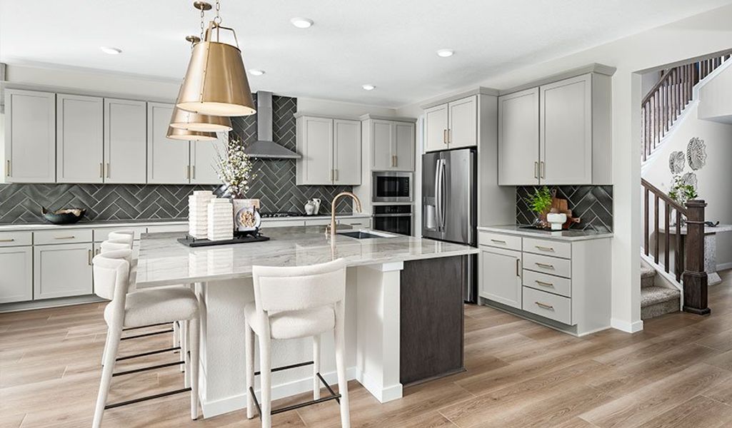Sage-D658-BarefootVillage Kitchen