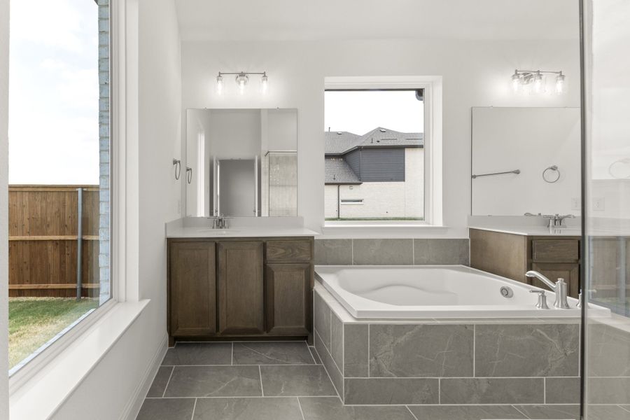 Furnished interior view inside a new home in Sutton Fields, Celina (Image 8). Furnished interior view inside a new home in Sutton Fields, Celina (Image 8).