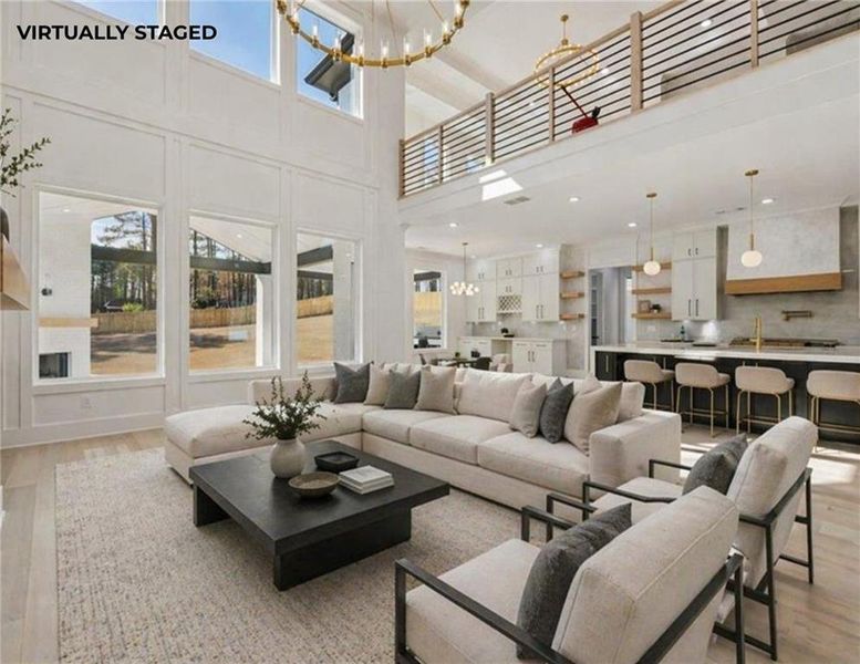 Furnished interior view inside a new home in , Grayson (Image 19).