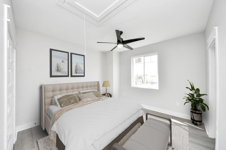 Furnished interior view inside a new home in , La Porte (Image 11). Furnished interior view inside a new home in , La Porte (Image 11).