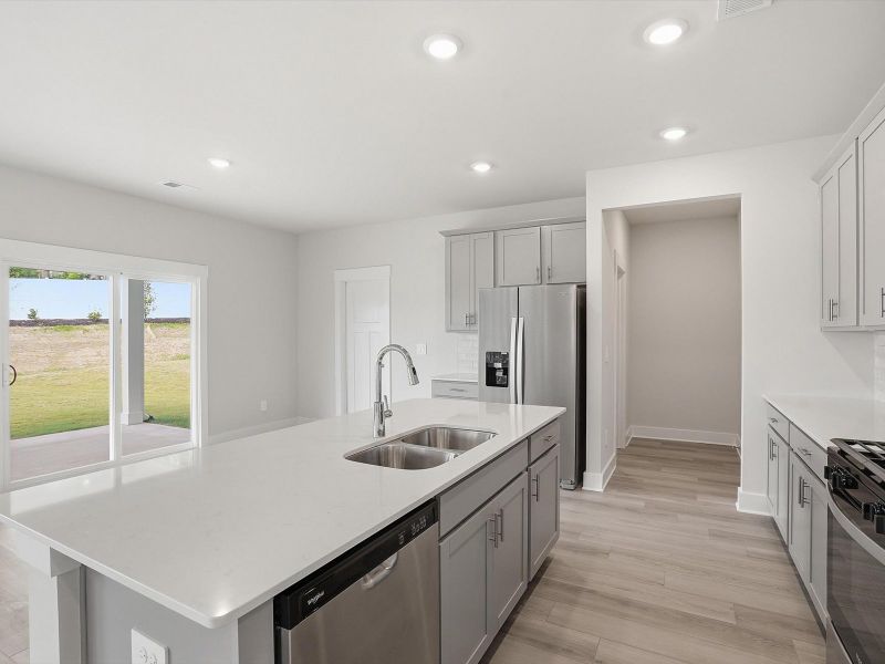 Furnished interior view inside a new home in Crossing at Abner Creek, Greer (Image 5). Furnished interior view inside a new home in Crossing at Abner Creek, Greer (Image 5).