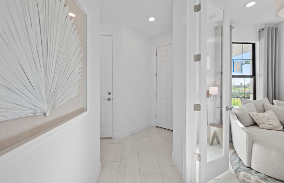 Representative furnished interior of a home built from the Contour by DiVosta in Terreno, Naples (Image 31).