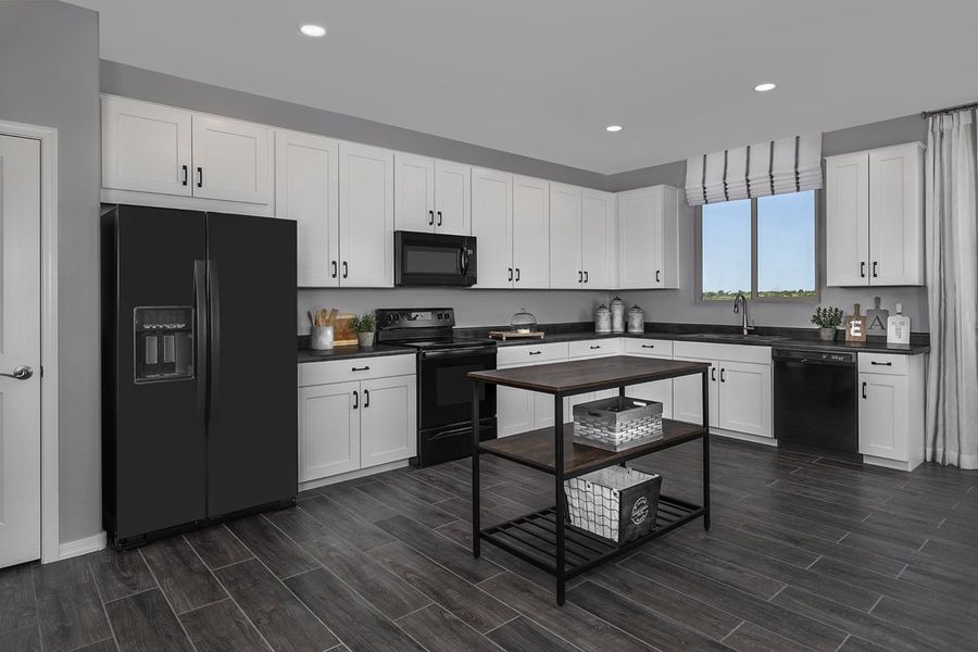 Representative furnished interior of a home built from the Plan 2685 by KB Home in Mirador Ridge Blossom, Tucson (Image 5).