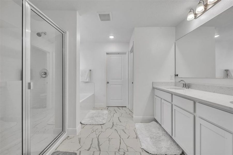 Furnished interior view inside a new home in , Leesburg (Image 41).