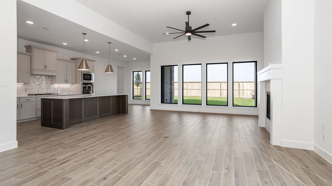 Spacious, unfurnished interior of a new home in Legacy Prairie at Katy Court, Katy (Image 13).