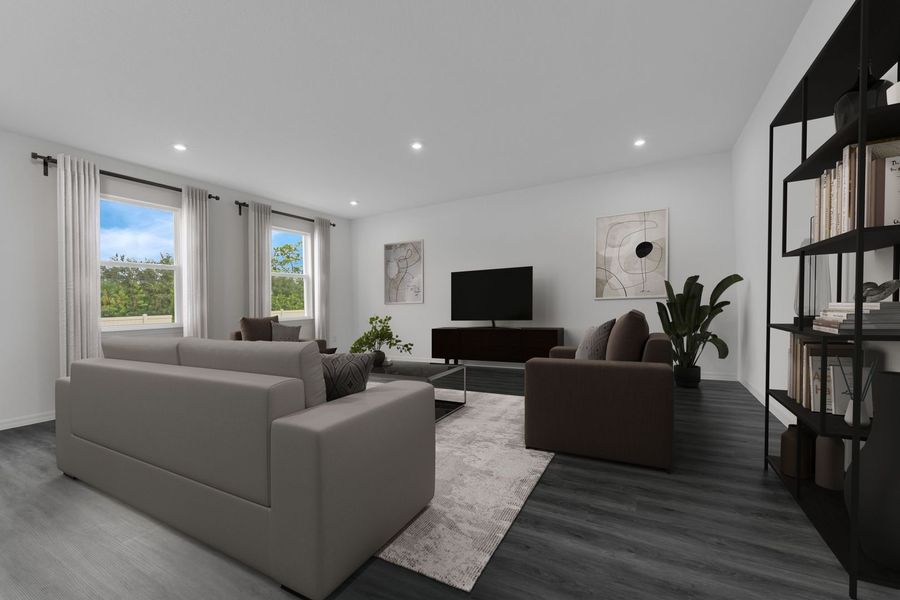 Spacious Family Room