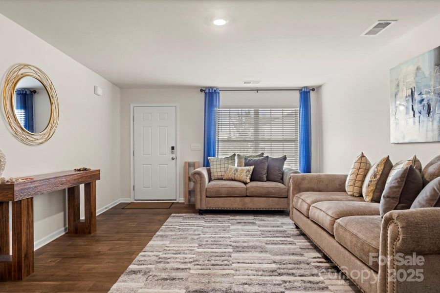 Furnished interior view inside a new home in Mills at Long Creek, Dallas (Image 13).
