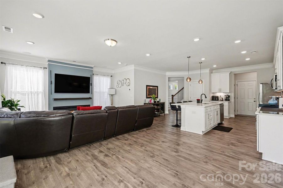 Furnished interior view inside a new home in , Harrisburg (Image 5). Furnished interior view inside a new home in , Harrisburg (Image 5).