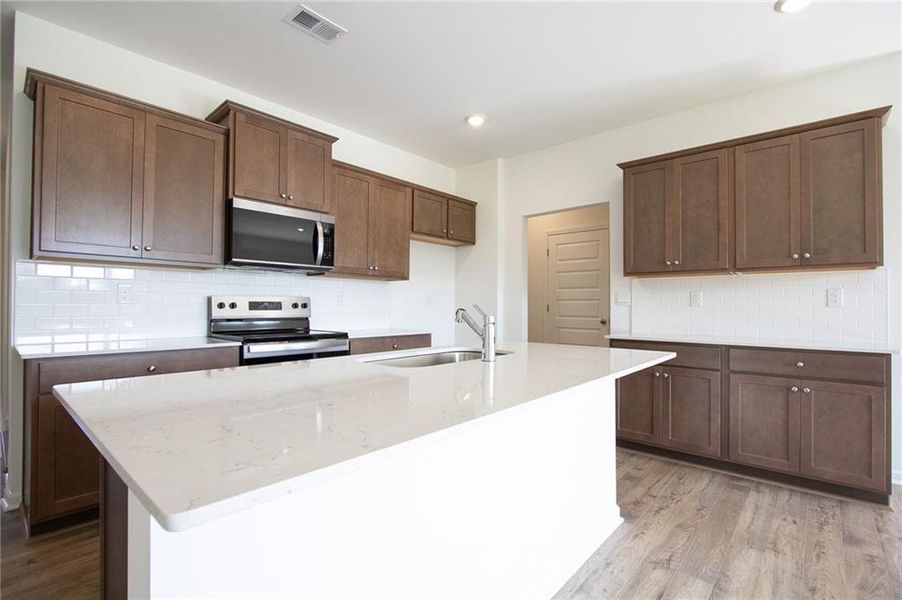Furnished interior view inside a new home in Harvest Park, Decatur (Image 28).