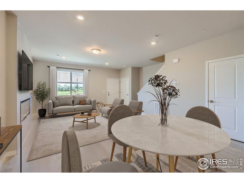 Great Room with a fireplace Great Room with a fireplace