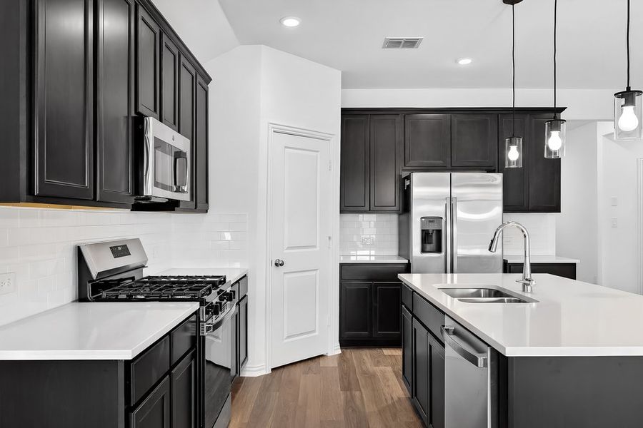 Furnished interior view inside a new home in Parks at Foster Crossing, Anna (Image 12).