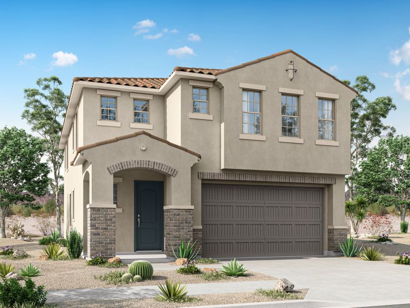 Representative exterior photo of a completed home built from the Pecan by Mattamy Homes in Baker Farms, Phoenix, AZ (Image 5).