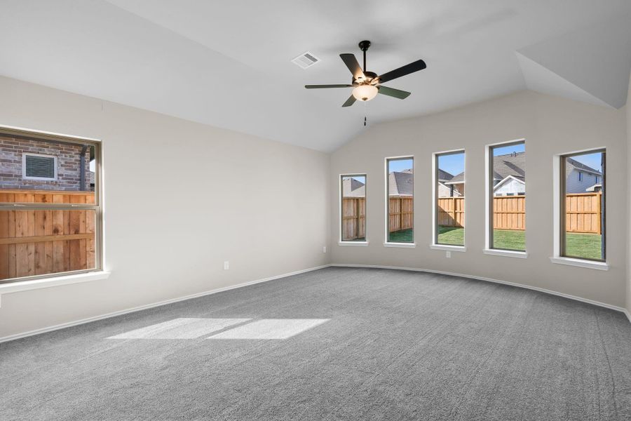 Spacious, unfurnished interior of a new home in Dunham Pointe 50', Cypress (Image 18).