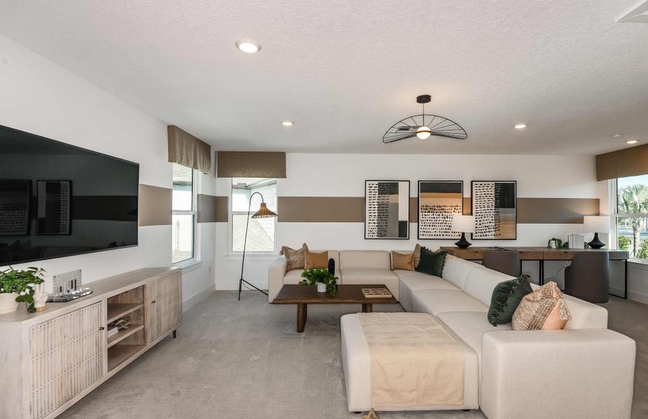 Furnished interior view inside a new home in Riverwood, Zephyrhills (Image 11).