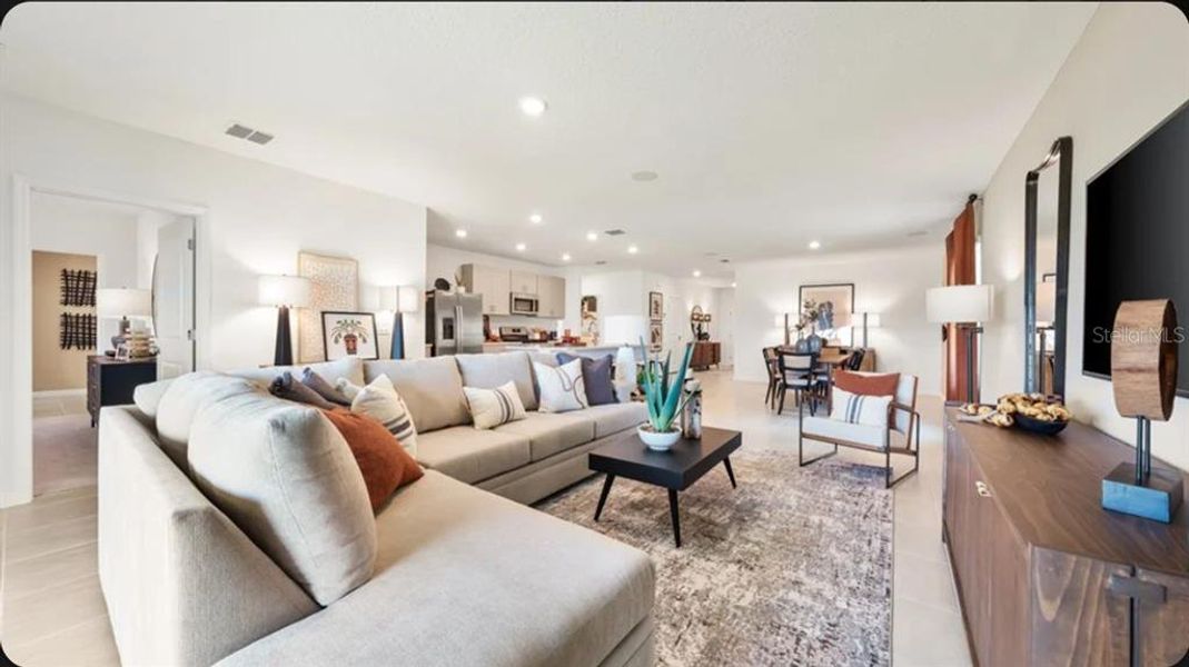 Furnished interior view inside a new home in Firethorn, Parrish (Image 9).