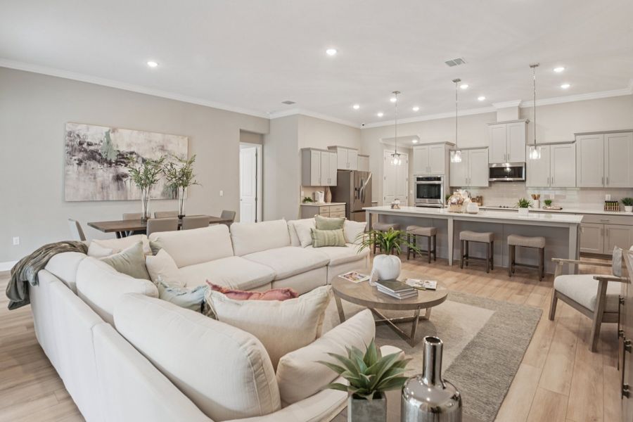 Representative furnished interior of a home built from the Livorno by Maronda Homes in Lake County Communities, Mount Plymouth (Image 32).