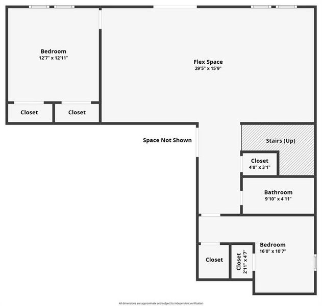 2D floor plan layout of this home in , Atlanta, GA (Image 5).