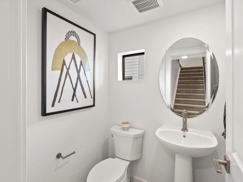 Furnished interior view inside a new home in The Hub at Virginia Village, Denver (Image 24).