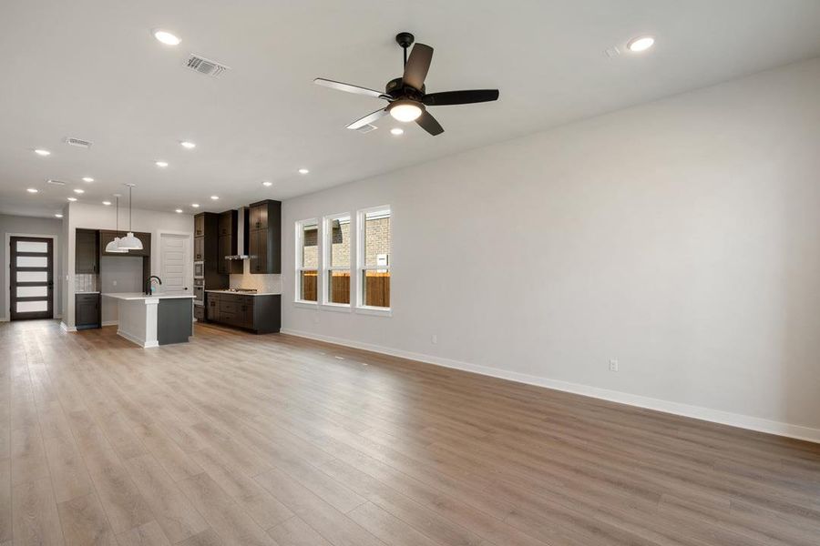 Spacious, unfurnished interior of a new home in Arbor Collection at Heritage, Dripping Springs (Image 16). Spacious, unfurnished interior of a new home in Arbor Collection at Heritage, Dripping Springs (Image 16).
