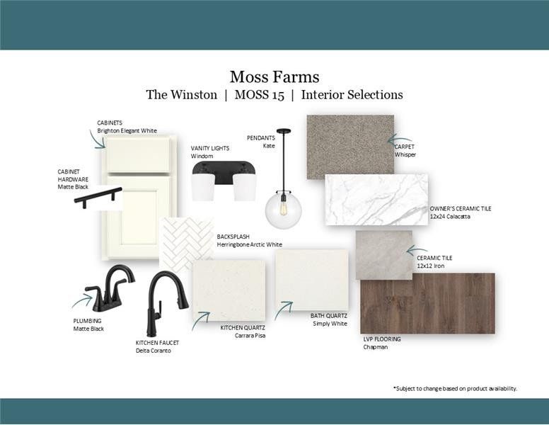 Sample of building materials used in homes in Moss Farm, White House (Image 38).