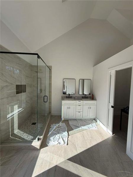 Furnished interior view inside a new home in , Dewy Rose (Image 9). Furnished interior view inside a new home in , Dewy Rose (Image 9).