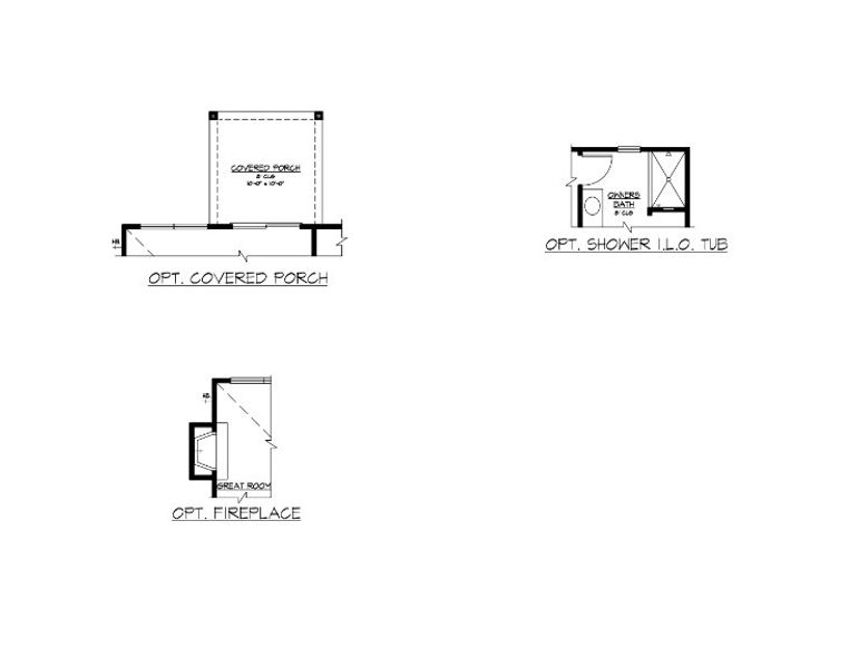 2D floor plan layout for the The Loblolly by Smith Family Homes in Heritage at New Riverside, Bluffton, SC (Image 4).